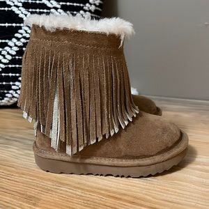 Girls Ugg Boots with fringe